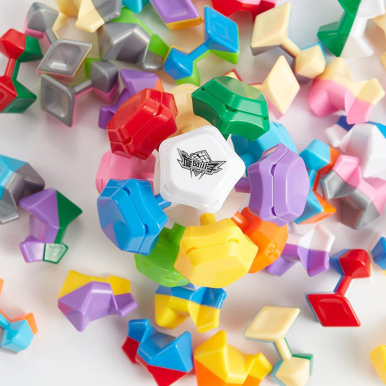 D-FantiX Cyclone Boys Rainbow Megaminx Speed Cube 3x3 Stickerless