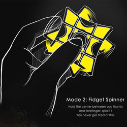 D-FantiX Fidget Spinner Cube, 1x3x3 Floppy Cube Puzzle Spinner Anti-Anxiety Fidget Toys