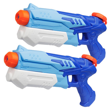 D-FantiX 300CC Water Guns for Kids Adults, 2 Pack Super Squirt Guns Water Soaker Blaster Long Shooting Range High Capacity Summer Swimming Pool Beach Party Favors Water Fighting Play Ideal Gift Toys