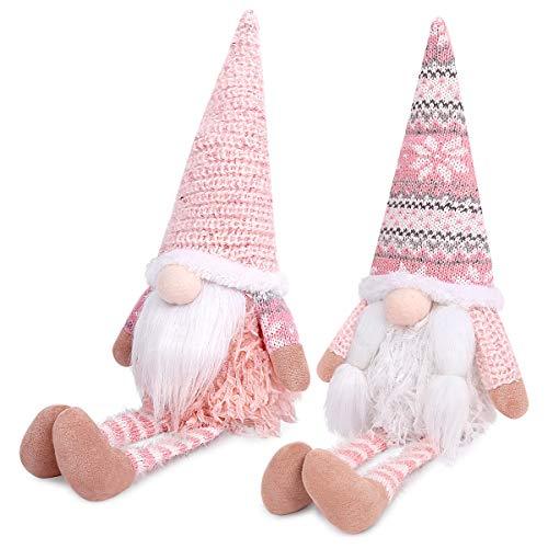 D-FantiX Pink Christmas Gnomes with Long Leg