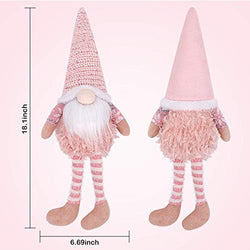 D-FantiX Pink Christmas Gnomes with Long Leg