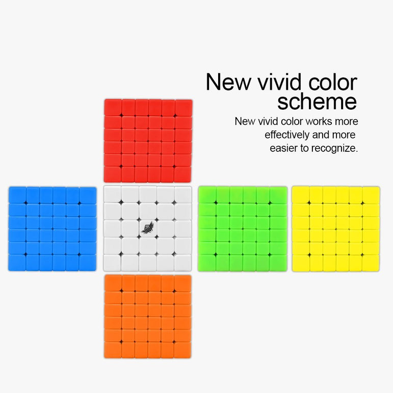 D-FantiX Cyclone Boys 6x6 Speed Cube Stickerless Magic Cube Puzzles 67mm (G6 Version)