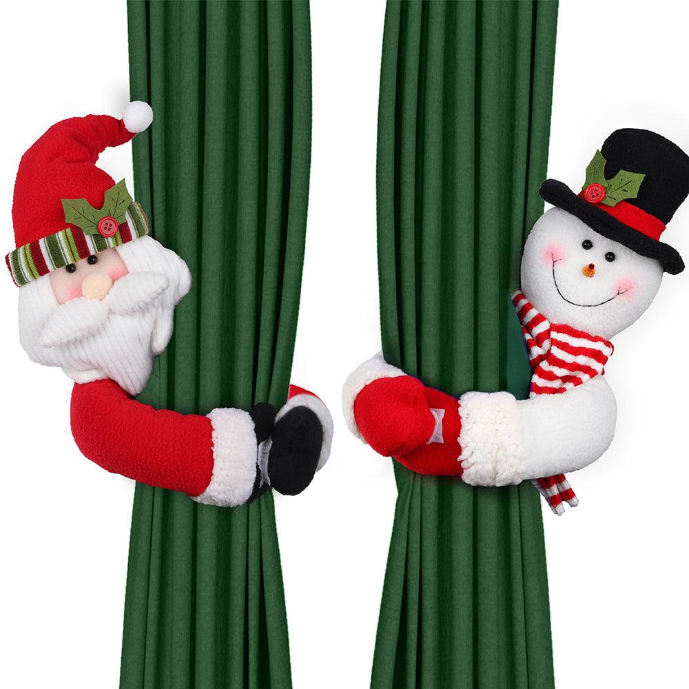 D-FantiX Christmas Curtain Buckle Tieback Set of 2