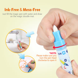 D-FantiX Water Doodle Mat with 4 Magic Pen
