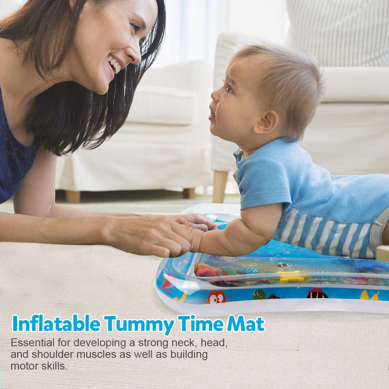 D-FantiX Inflatable Tummy Time Water Mat