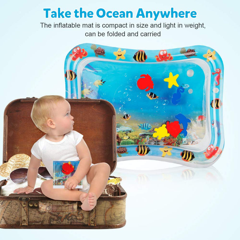 D-FantiX Inflatable Tummy Time Water Mat