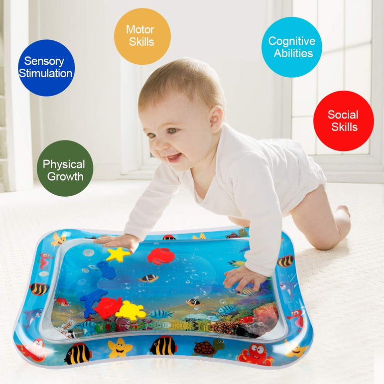 D-FantiX Inflatable Tummy Time Water Mat