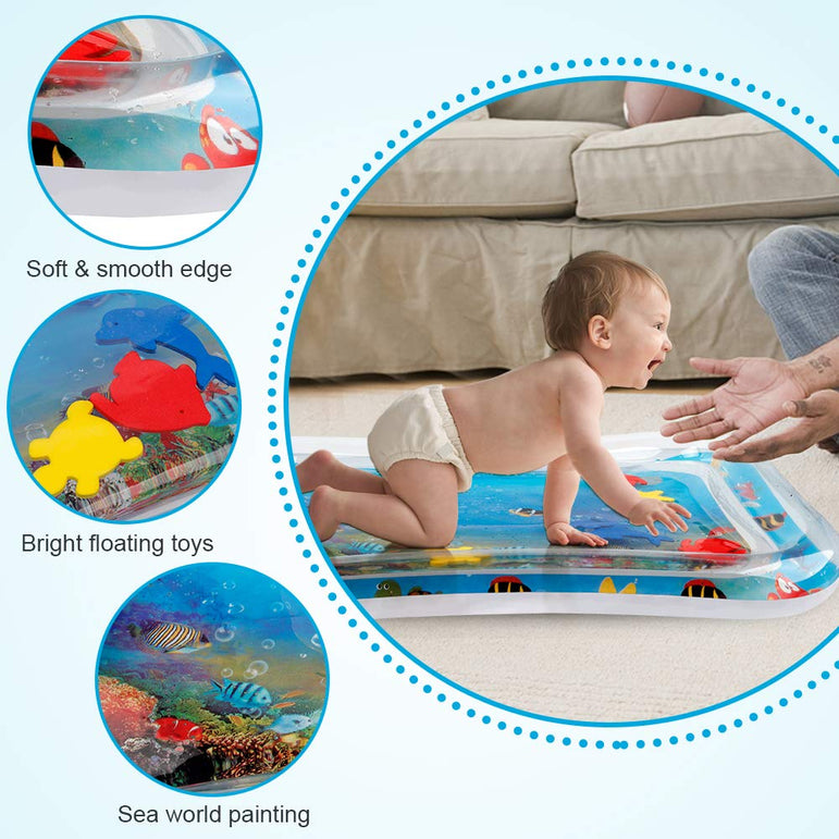 D-FantiX Inflatable Tummy Time Water Mat