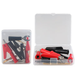 Micsoa Multimeter Test Leads Kit, Digital Multimeter Leads with Alligator Clips Replaceable Multimeter Probes Tips Set of 16