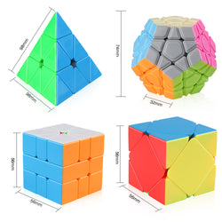 D-FantiX Moyu MofangJiaoshi WCA 4pcs Cube Set
