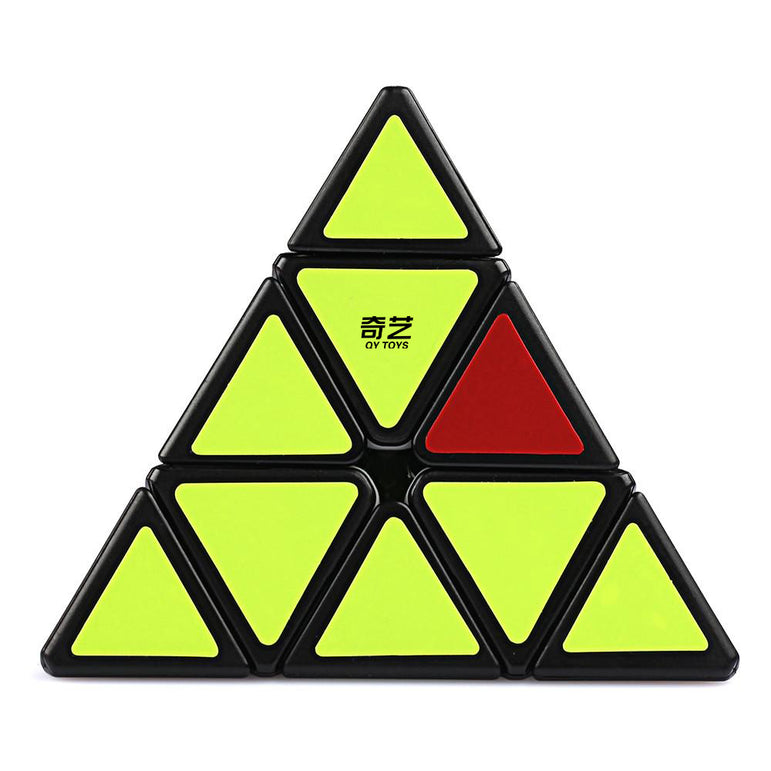 D-FantiX QY TOYS Qiming Pyraminx 3x3 Speed Cube (Black)