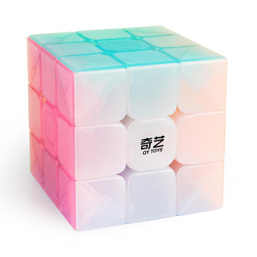 D-FantiX QY TOYS Warrior W 3x3 Speed Cube 3x3x3 Stickerless Jelly Cube Puzzle