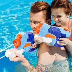 D-FantiX 550CC Water Guns 2 Pack, Super Water Blaster Soaker Squirt Guns Long Ranging Shooting