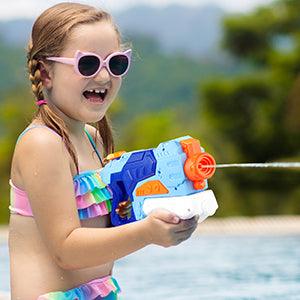 D-FantiX 550CC Water Guns 2 Pack, Super Water Blaster Soaker Squirt Guns Long Ranging Shooting
