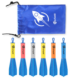D-FantiX LED Foam Finger Rockets, Slingshot Flying Toy for Kids Outdoor Camping Party Favor